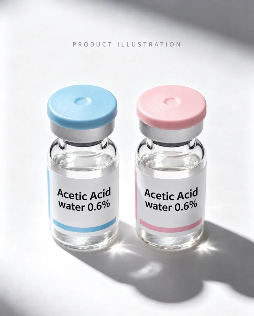 Acetic Acid water 0.6%